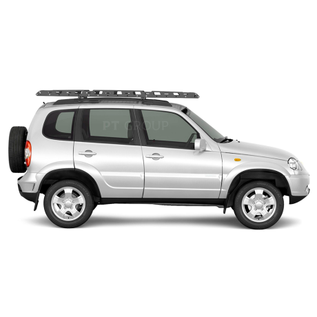 Багажник-корзина трёхсекционная универсальная с основанием-решетка (ППК) 2100х1100 мм под поперечины купить недорого с доставкой в Краснодар